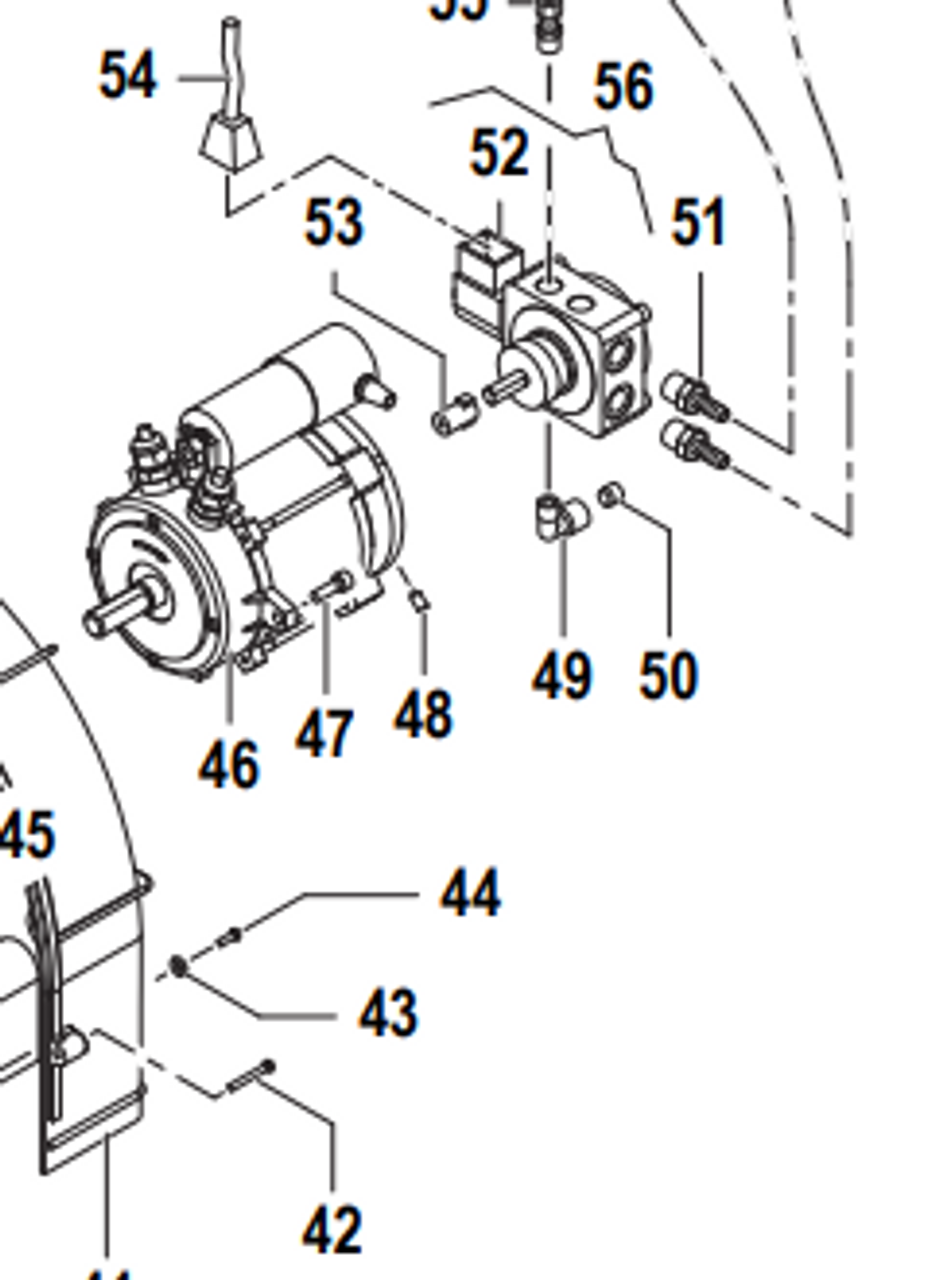 Comet Burner Motor KF Steel 1831 0555 (115 18310555)