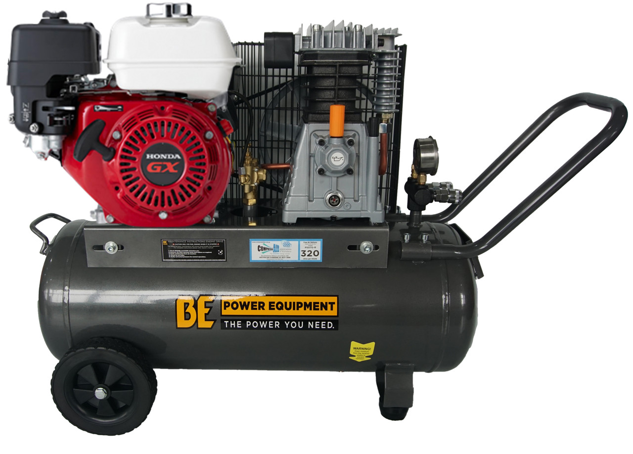 Professional Air Compressor 50Lt Belt Drive, FAD320L/min Honda Driven