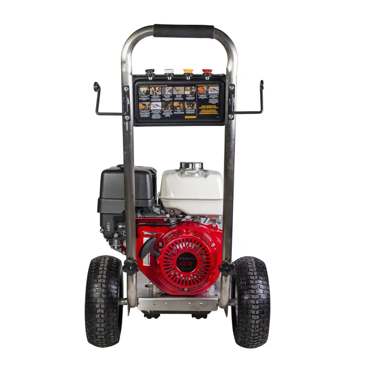 4000 PSI | 15 LPM 13Hp SS Frame Honda Professional Pressure Washer, External Unloader