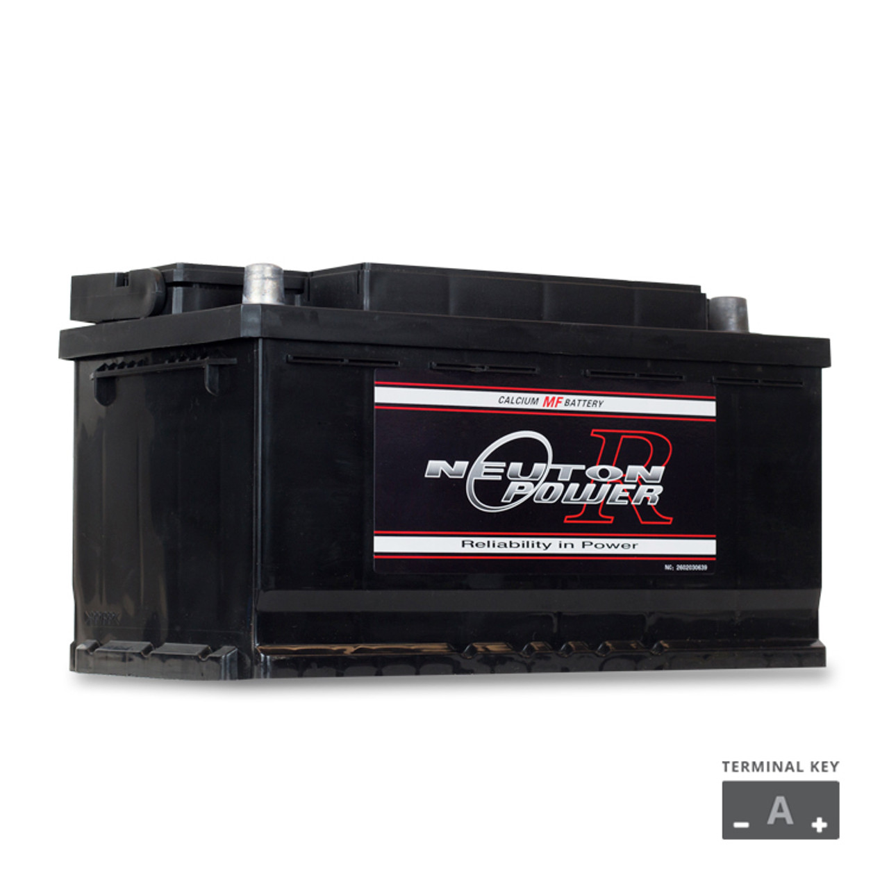 DIN73 European 700CCA  Automotive Battery Neuton Power Maintenance Free