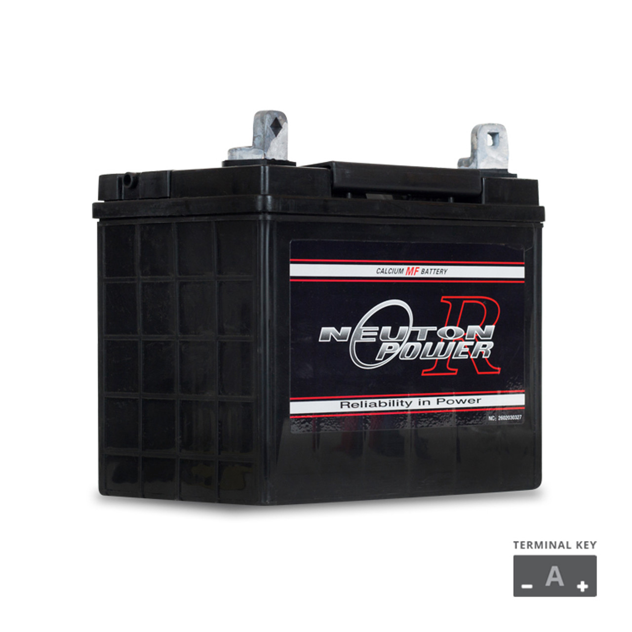 300CCA Maintenance Free Lawnmower Battery Assembly B, Neuton Power - 12 Month Warranty