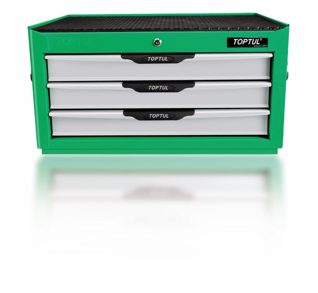 Toptul 3-Drawer GREEN Heavy Duty Tool Chest with 10 Trays AF/MM