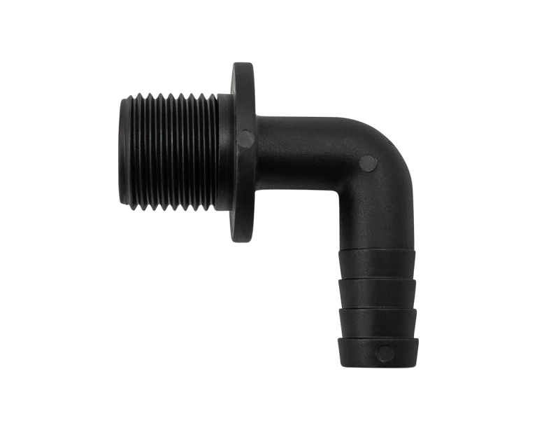 Everflow Curved Hose Connection 1/2 Barb