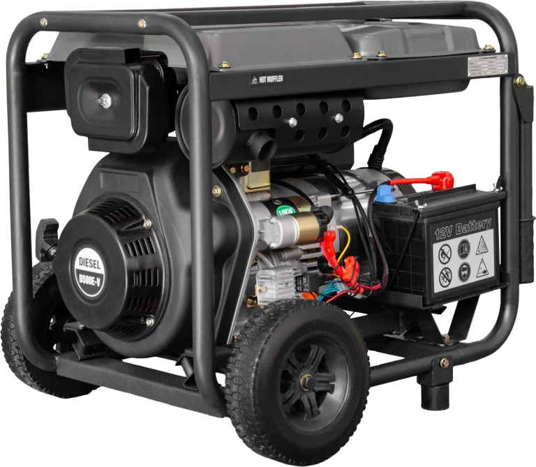 7.9kVA Single Phase Open Frame Diesel Generator w/RCD