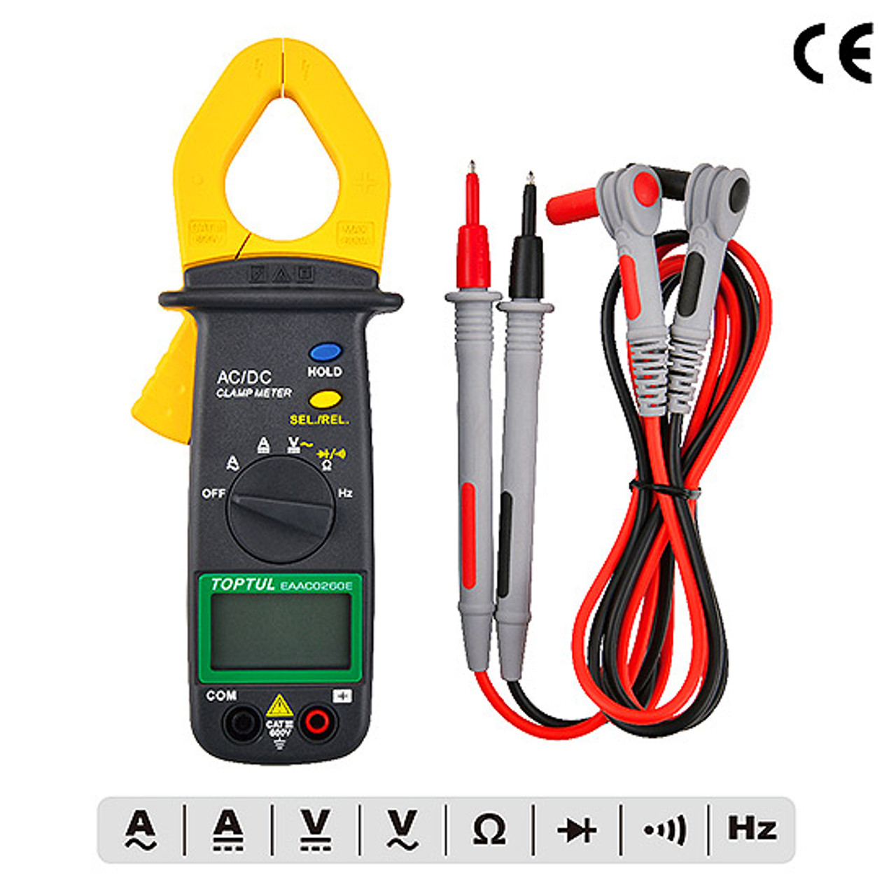 Toptul Digital Clamp Meter (EAAC0260E)