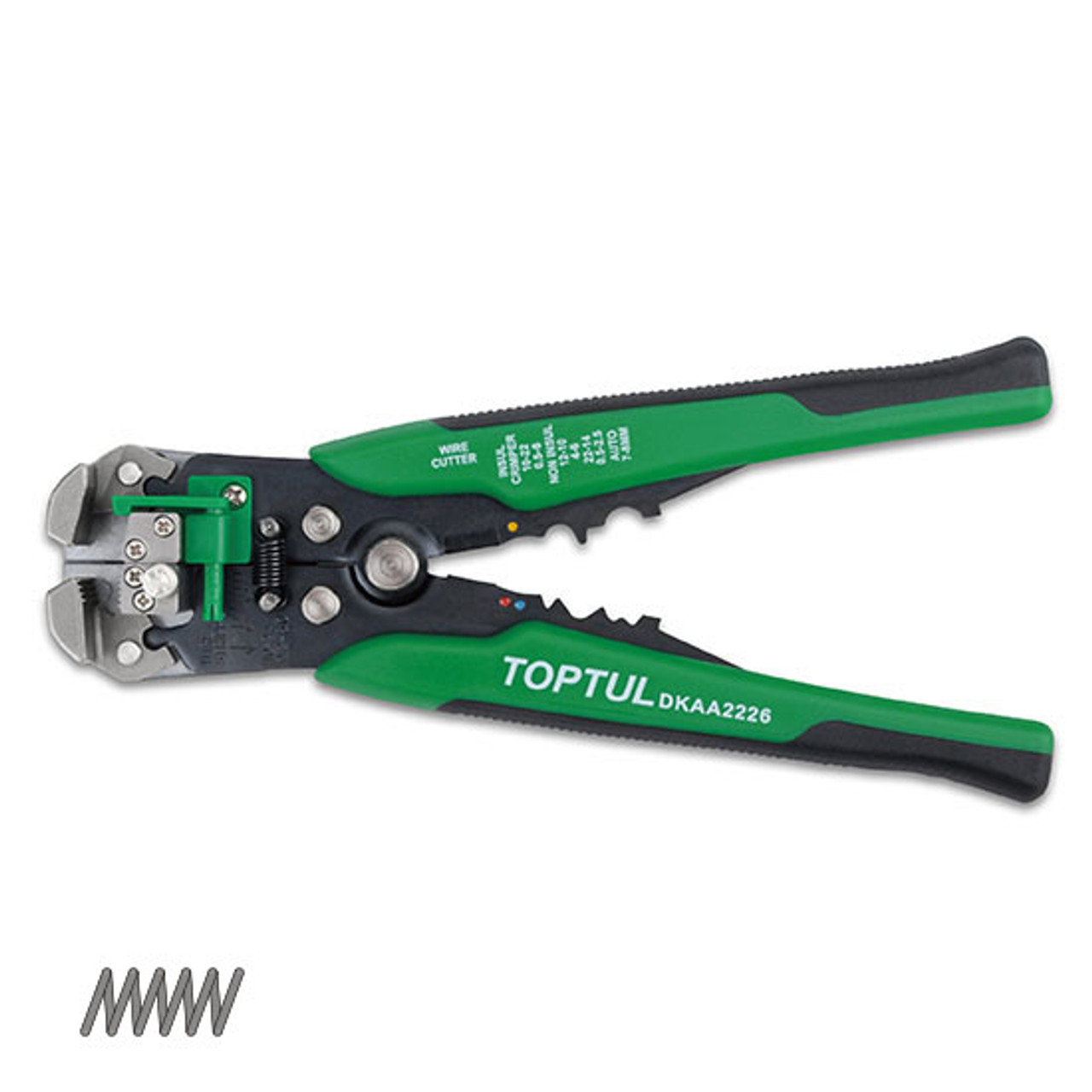 Toptul Heavy Duty Self-Adjusting Wire Stripper (DKAA2226)