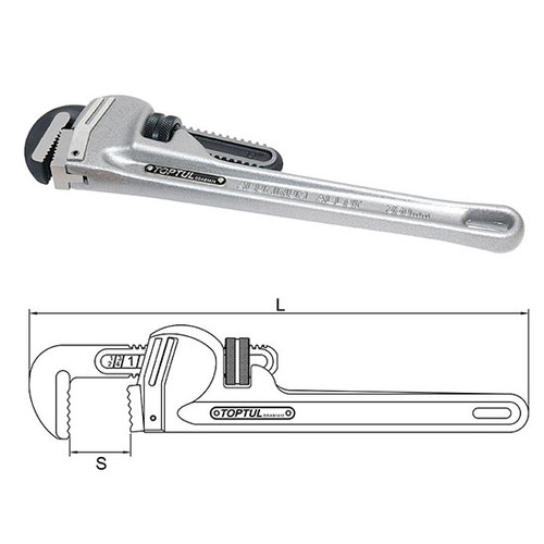 Toptul 36" Aluminium Pipe Wrench (DDAC1A36)