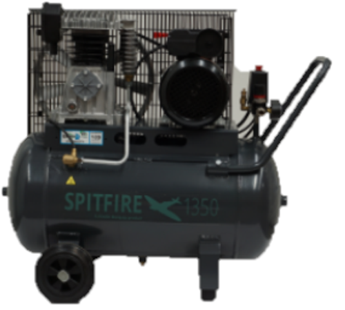 HINDIN Spitfire 1350N Belt Drive Air Compressor - 50 Litre Tank (SPITFIRE1350N)