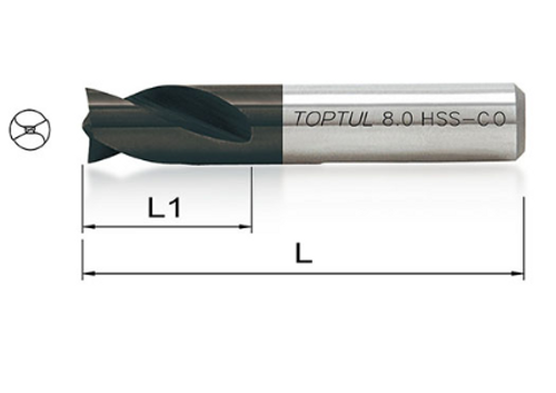 Toptul Spot Weld Drill Bit 8mm x 45mm (JJAX0817)