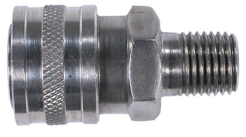 1/4” Quick Connect Coupling SS 1/4 x 1/4 NPTM