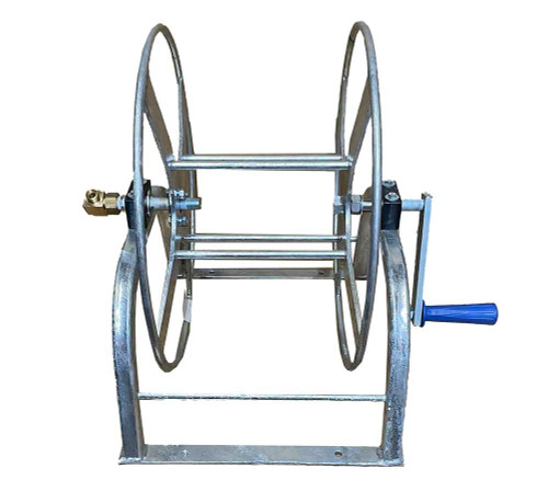 Galvanised Single Narrow HP Hose Reel 3/8" x 30M capacity