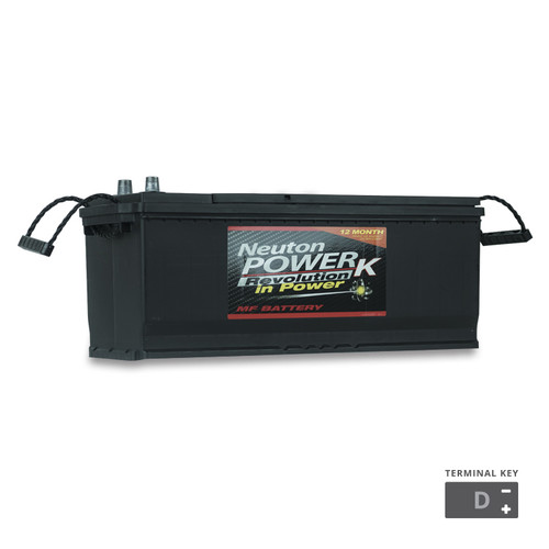 DIN120 European 750CCA  Automotive Battery Neuton Power Maintenance Free