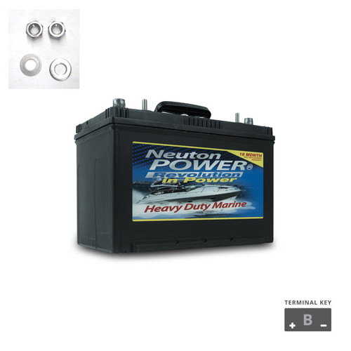 Neuton Power M27 830CCA Marine Starting VRLA Battery