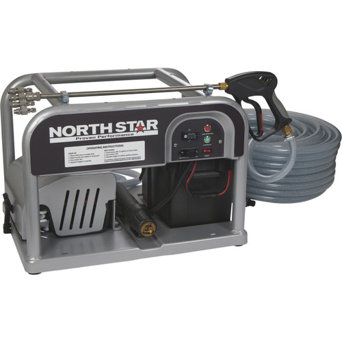 NorthStar Soft Wash Skid ? 5.5 GPM Bleach Pump, Aluminum Frame NorthStar Soft Wash Skid ? 5.5 GPM Bleach Pump, Aluminum Frame