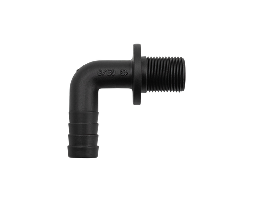 Everflow Curved Hose Connection 3/8 Barb