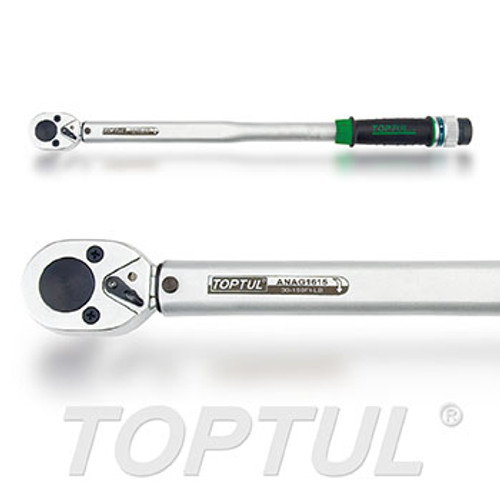 Toptul Torque Wrench 1/4" Dr 40-250in-lb 350mm (ANAG0825)