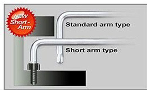 Toptul 9PCS Extra Long Type Star Key Wrench Set (Short-Arm Star Key End Type) (GAAL0923)