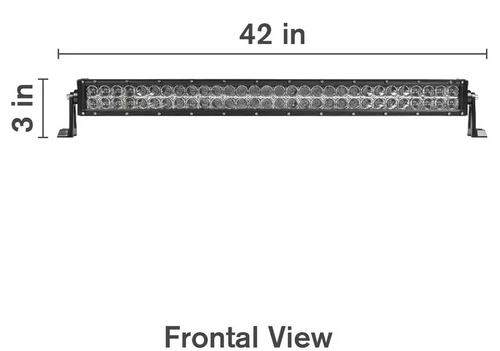 42" (800mm) 240W CREE LED Light Bar - 19200 Lumens (125 LB42240)