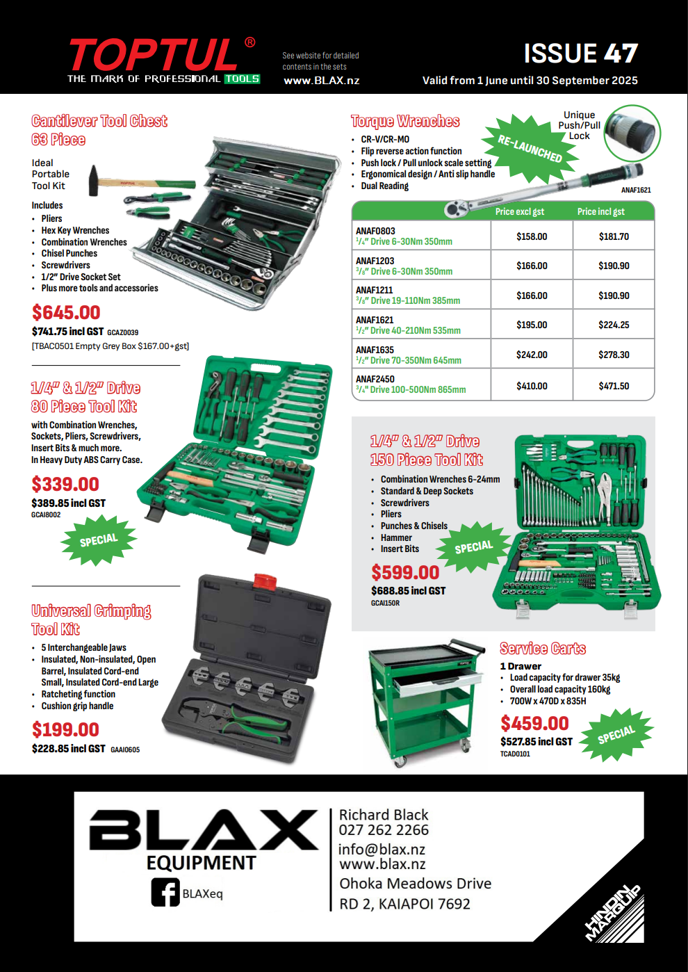 Toptul 47 Promotional Brochure