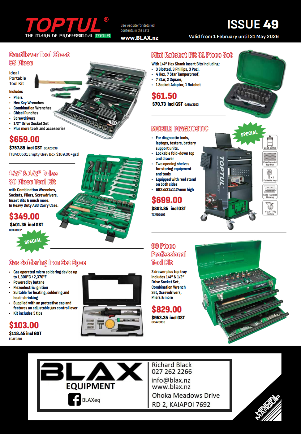 Toptul 47 Promotional Brochure