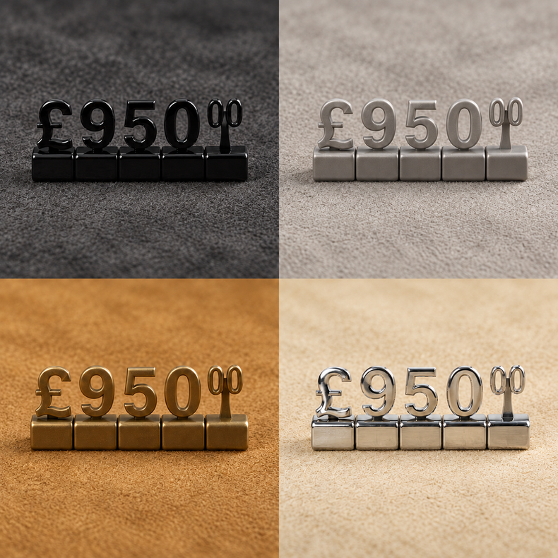 Colour and finish are not just product choices. They are part of the display.