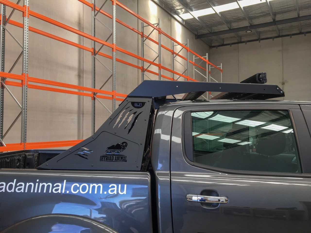 Sports bar and roof rack fitted