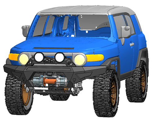 Predator bull bar to suit, Toyota FJ Cruiser 2011-2016