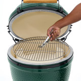 Large Big Green Egg in an intEGGrated Nest+Handler Package