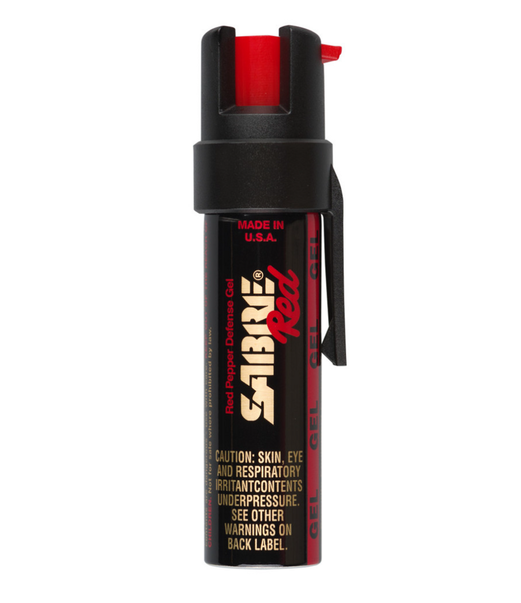 SABRE PEPPER GEL WITH ATTACHMENT CLIP, 35 BURSTS