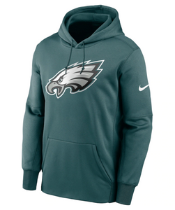 Men's Nike Midnight Green Philadelphia Eagles Fan Gear Primary Logo Performance Pullover Hoodie
