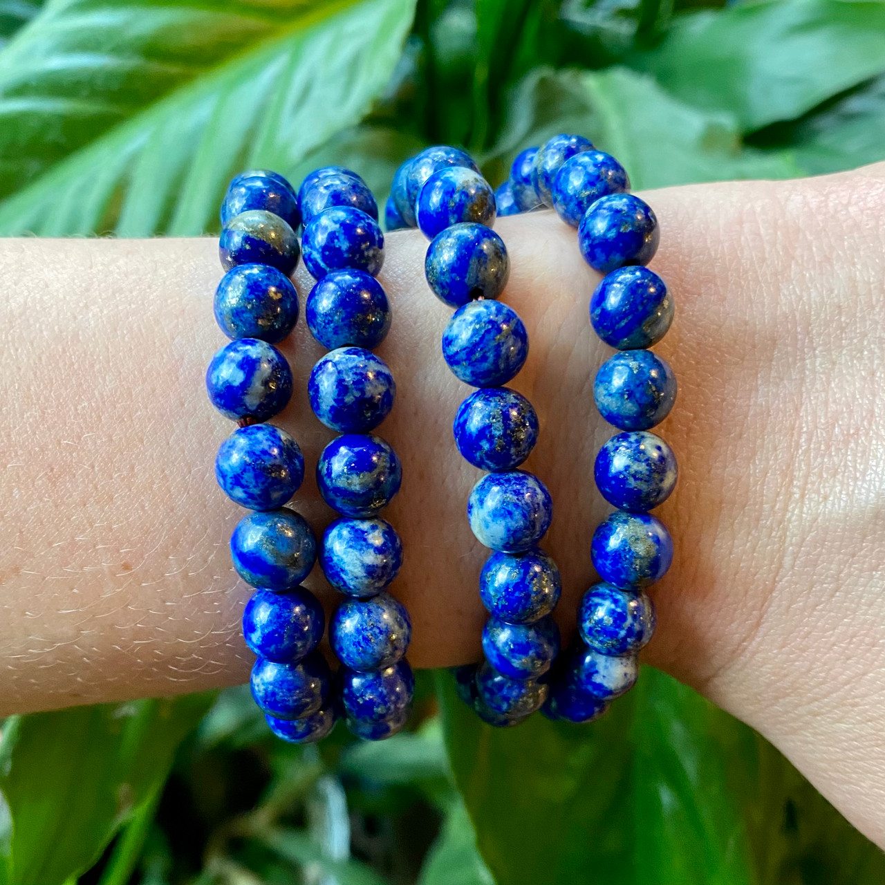 Lapis Lazuli and Labradorite Beaded Bracelet – Willow West Jewelry