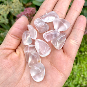 rose quartz crystal tumbled stones rose quartz crystal tumbled stones