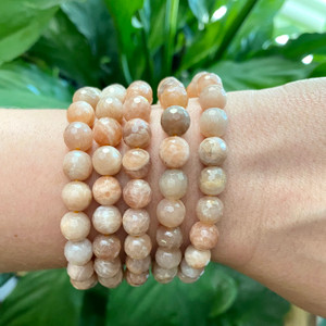 Sunstone Bracelet - Faceted Sunstone Bracelet - Faceted