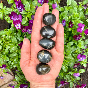 black moonstone crystal tumbled stones black moonstone crystal tumbled stones