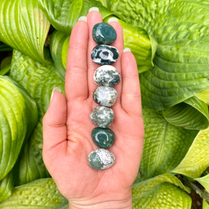 moss agate tumbled stones moss agate tumbled stones