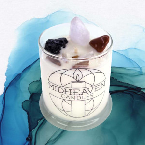 Grounding & Centering Crystal Candle Grounding & Centering Crystal Candle