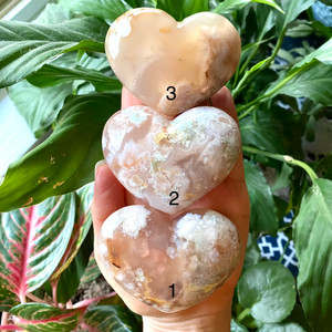 large flower agate heart crystal large flower agate heart crystal