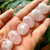 madagascar rose quartz tumbled stones crystals