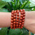 faceted red jasper crystal bracelets faceted red jasper crystal bracelets