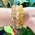 golden rutile quartz crystal bracelet