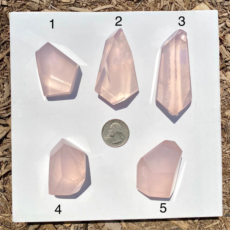 Rose Quartz Crystal Freeform