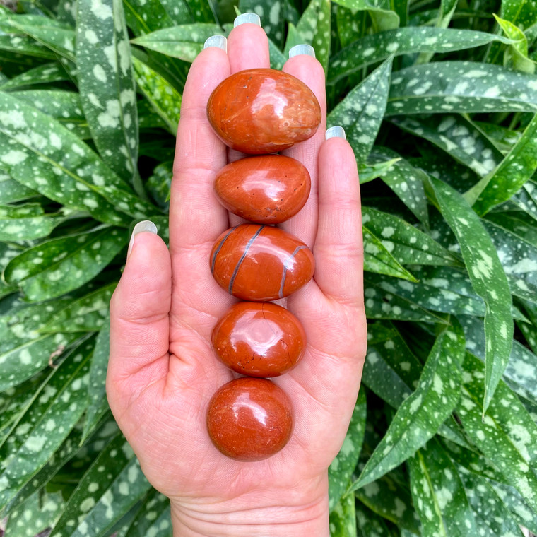 red jasper tumbled stones