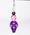 Earrings/ Purple and Pink Skull