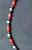 Anklet/ Red/ Black/ Silver