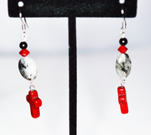 Earrings/ Red Cross