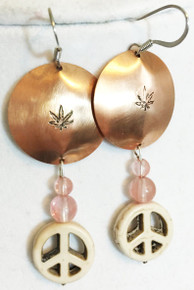 Earrings/ Peace and Cannibus