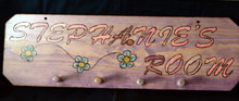 Personalized Coat Hanger Sign