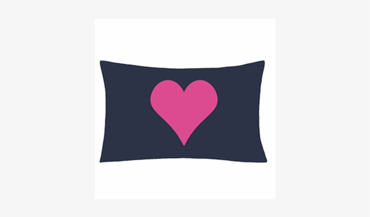 glow pillow heart