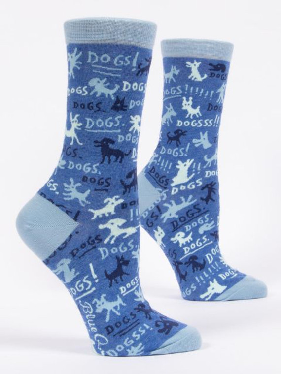  Dogs women’s crew socks 