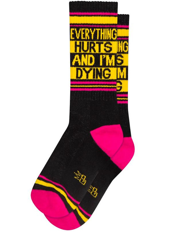 Everything hurts and I’m dying socks